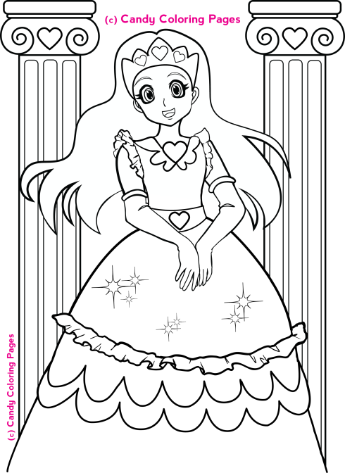 Free Princess Coloring Pages Penny Candy Coloring Pages for Kids